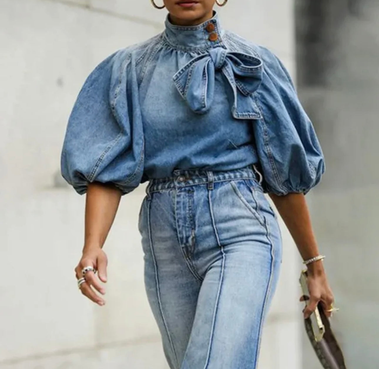 Elegant Denim Top
