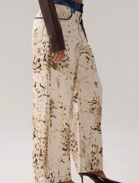 Gorgeous Animal print and denim mix