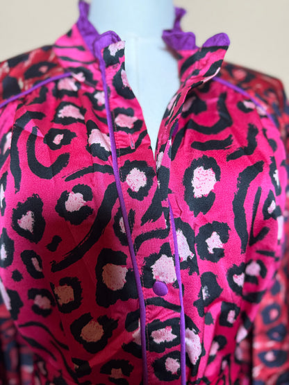 Fate pink animal print dress