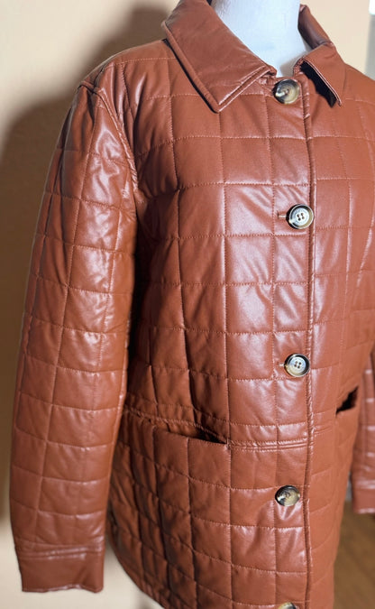 Sam Eldelman  Faux leather jacket