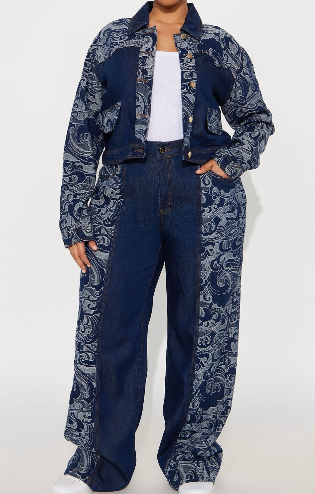 Paisley Denim Set