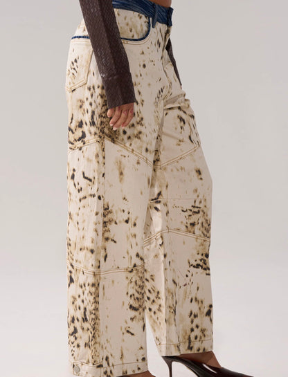 Gorgeous Animal print and denim mix